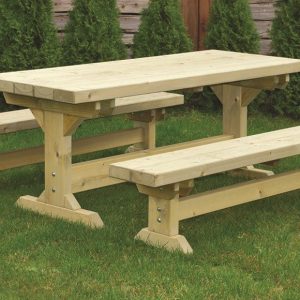 Farm Table and Bench Set