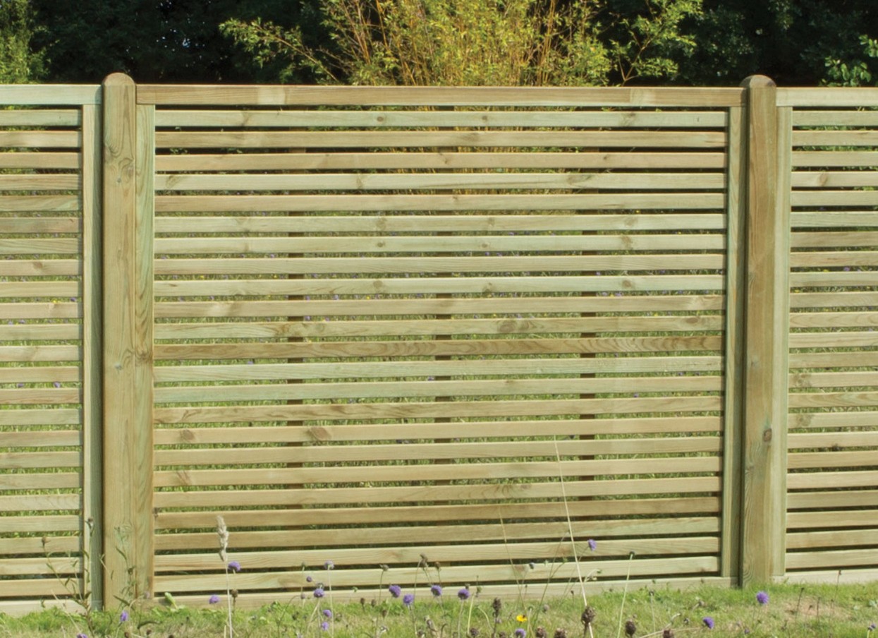 Planed landscaping batten used to make fence panel
